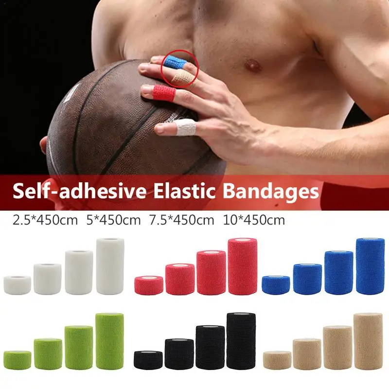 Hot Sale Sports Protection Elastic Bandage Nonwoven Fabric Self-Adhesive Elastic Bandage Should Be Uniform Color Incision Neat