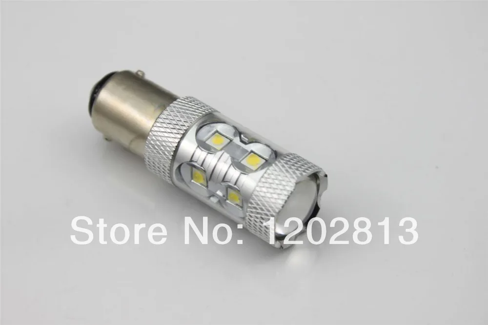 Free shipping Hot CREE Chip Led 50W 1157 BAY15D P21/5W BA15D BAZ15D P21/4W LED Brake Light 12V 24V car tail light bulb