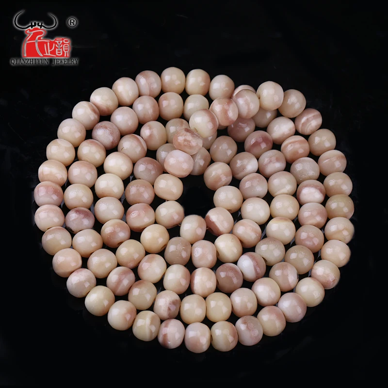 10PCS Natural blood camel bone Tibetan apple round beads DIY accessories. Hole 1.5mm