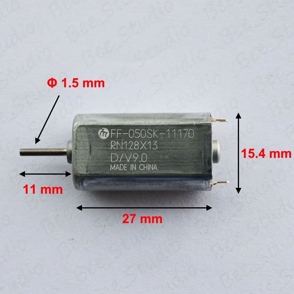 3 Pcs Mabuchi FF-050SK-11170 Motor DC 9V 12V 17500RPM High Speed For Car AV CD Player SS