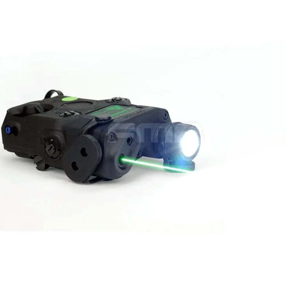 FMA Tactical AN PEQ15 LED White Light and Green Laser with IR Lenses, Upgrade Version, BK, DE, FG