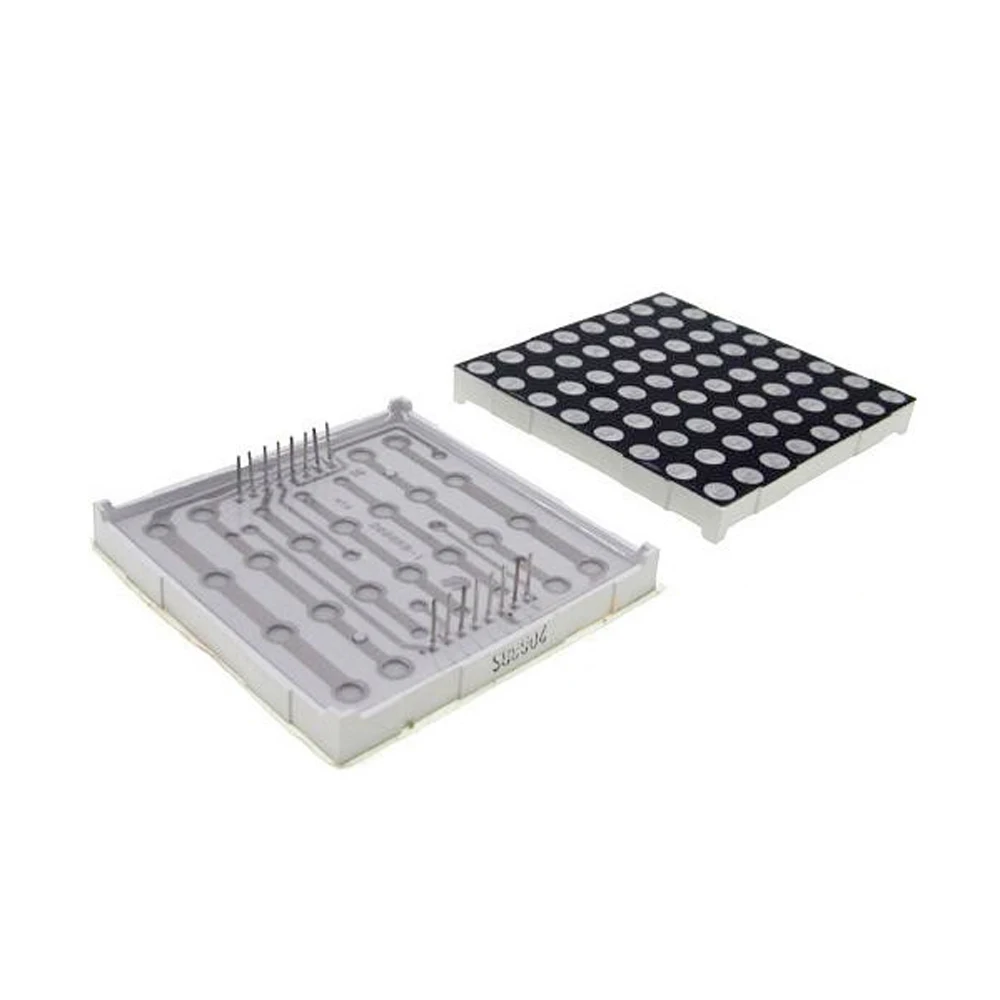 Módulo de tubo Digital de matriz de puntos LED, módulo de pantalla LED de ánodo/cátodo común rojo de 8x8, 5MM, 60x60, 2088BS, 2088AS, 10 Uds.