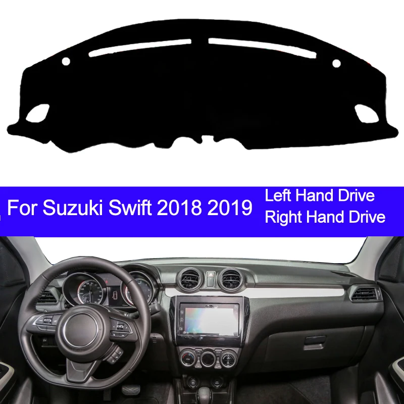 

Чехол для приборной панели автомобиля, коврик для приборной панели Suzuki Swift 2018 2019, коврик для приборной панели, коврик, солнцезащитный козырек, автомобильный нескользящий Стайлинг автомобиля