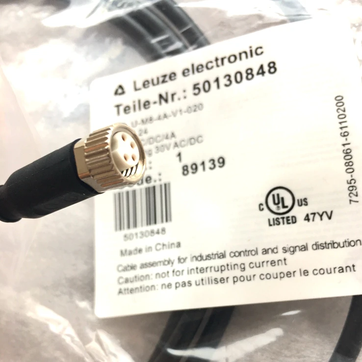 Leuze electronic KD U-M8-4A-V1-020 ( K-D M8A-4P-2M-PVC ) Brand new original