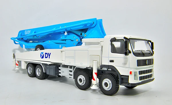 Exqusite Alloy Model 1:50 Scale Original DY Concrete Pump Truck Vehicles DieCast Toy Model for Collection,Play, Decoration