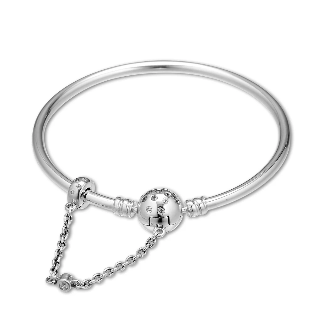 

Limited Edition True Uniqueness Charm Bangles 100% 925 Sterling Silver Fine Jewelry For Women Wholesales Free Shipping