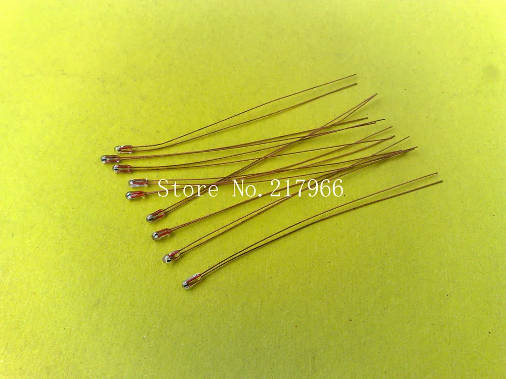 

High-quality single-ended glass sealed NTC thermistor diameter 1.6mm 100K 1% 3950