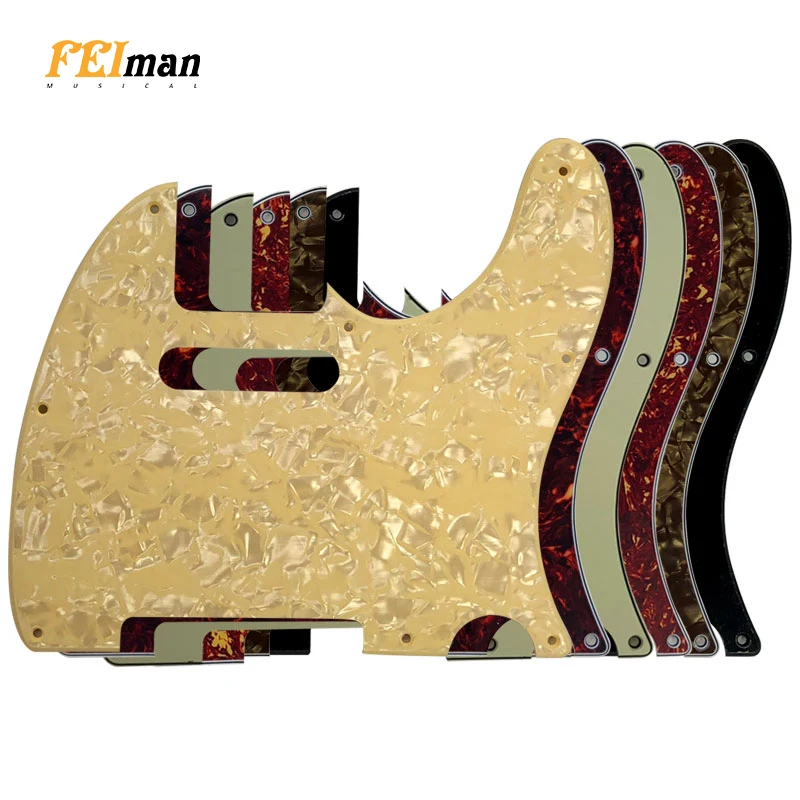 Feiman Guitar Accessories Pickguards For American Standard 8 Screw Holes 62 Year Tele Telecaster Guitar Scratch Plate