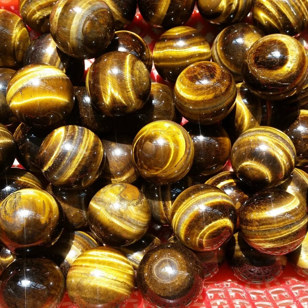 4-5cm Natural tiger\'s-eye quartz crystal, ball to heal
