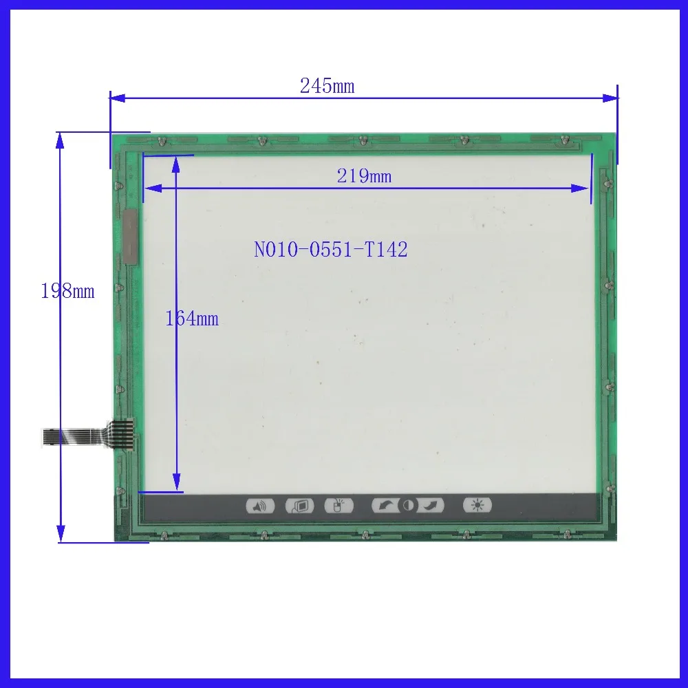 ZhiYuSun POST  Touch Screen 245*198   industry applications N010-0551-T142   FOR Fujitsu