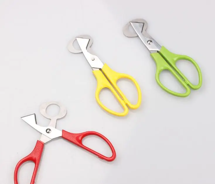 500pcs Quail Scissors Egg Cutter Eggs Opener Quail eggs scissor Eggshell Cracker Stainless Steel Blade Kitchen Tools ni555