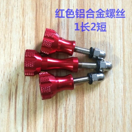 Clownfish alumínio polegar botão parafuso/adaptador para gopro hero 11/1098765 xiaomi yi 4k sjcam sj6/8/10 pro um x2/3 montagem acessórios