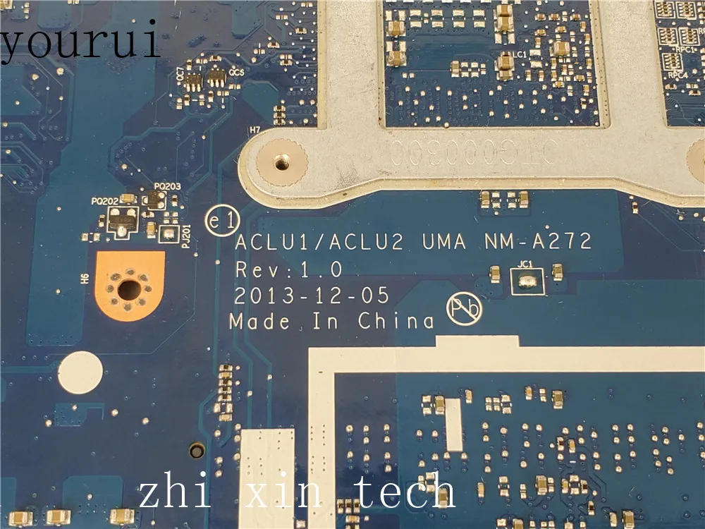 Imagem -03 - Yourui-placa-mãe Aclu1 Aclu2 Aglomerado para Lenovo Placa Principal com Cpu Nm-a272 Teste Todas as Funções