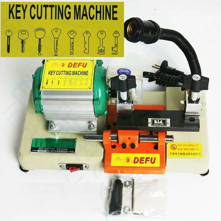 

DeFu DF-238RS horizontal key cutting machine 238RS diamond leaf lock machine electronic key machine