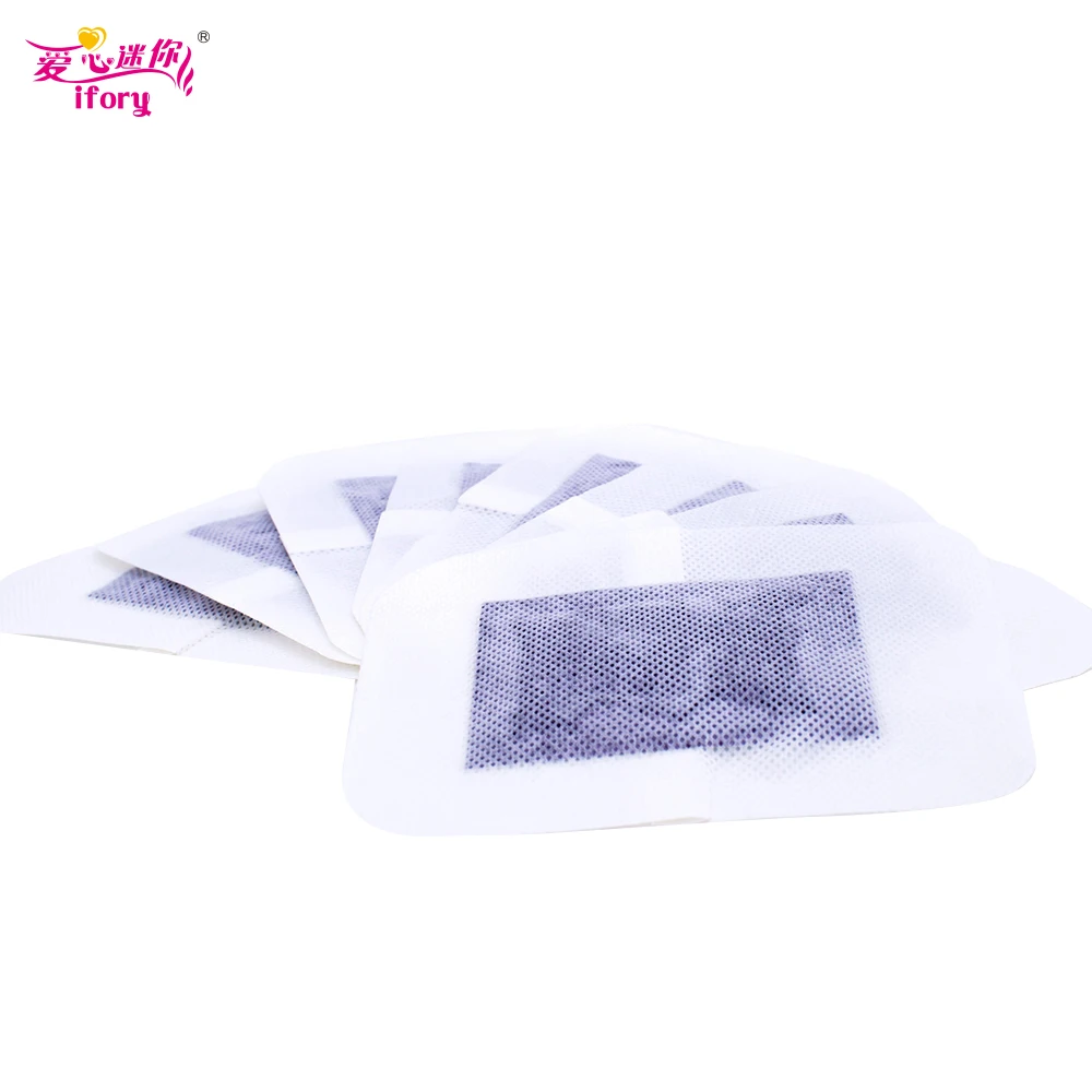 Ifory Hot Sale 6 Pieces Lavender Essential Oil Detox Foot Patch Bamboo Vinegar Pads Improve Sleep Patches Beauty Slimming Patch