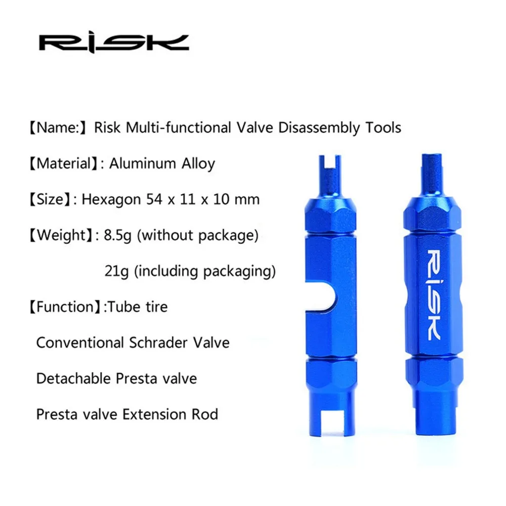 Rower wielofunkcyjny ryzyka wentyl Presta/Schrader narzędzia do demontażu stopu MTB zawór opona do rowerów szosowych narzędzie do naprawy