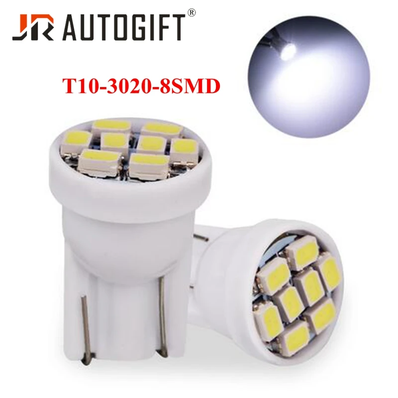 300PCS T10 3020 8smd 300pcs Festoon 3528 16SMD 31MM LED super bright Auto led car lighting 12V 24V White car Leds