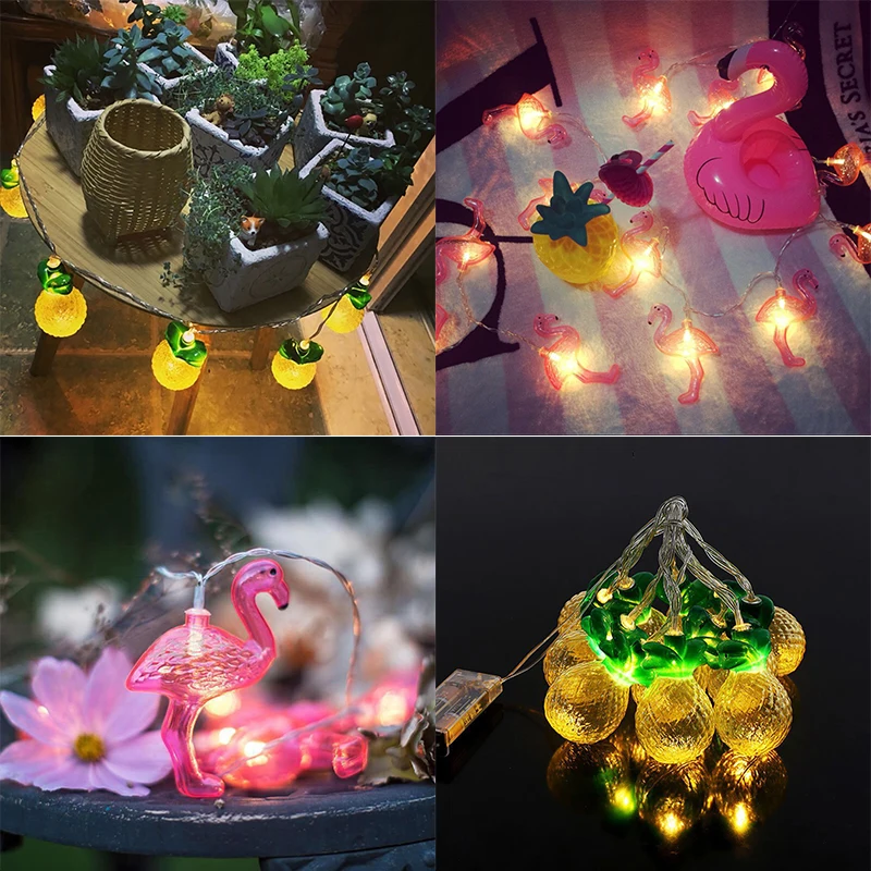 DIY 10 LED Plastic Waterproof Fairy String Light Party Xmas Garden Outdoor Decor