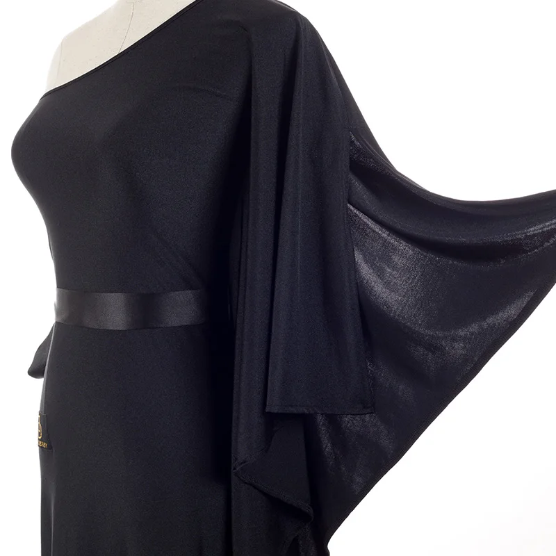 Hot Selling Latin Dance Dress For Ladies Black Silk Backless Skirt Beautiful Women Lady Fashionable India Ballroom Dresses 1066