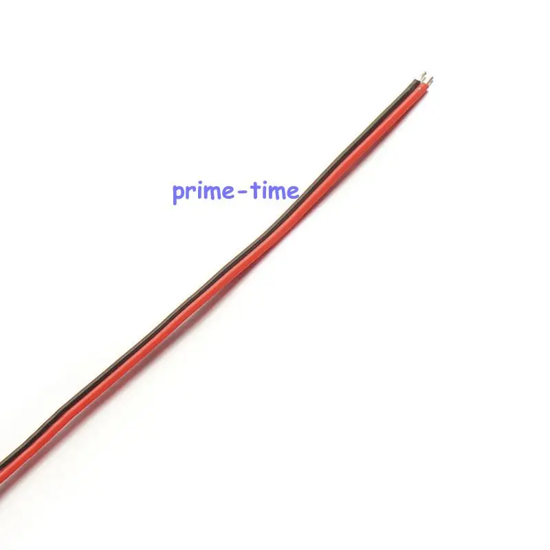 5m 10m 20m 30m 50m 100m 2 pin Red Black copper cable, PVC insulated wire, 22 awg wire , Electric cable, LED cable, DIY Connect