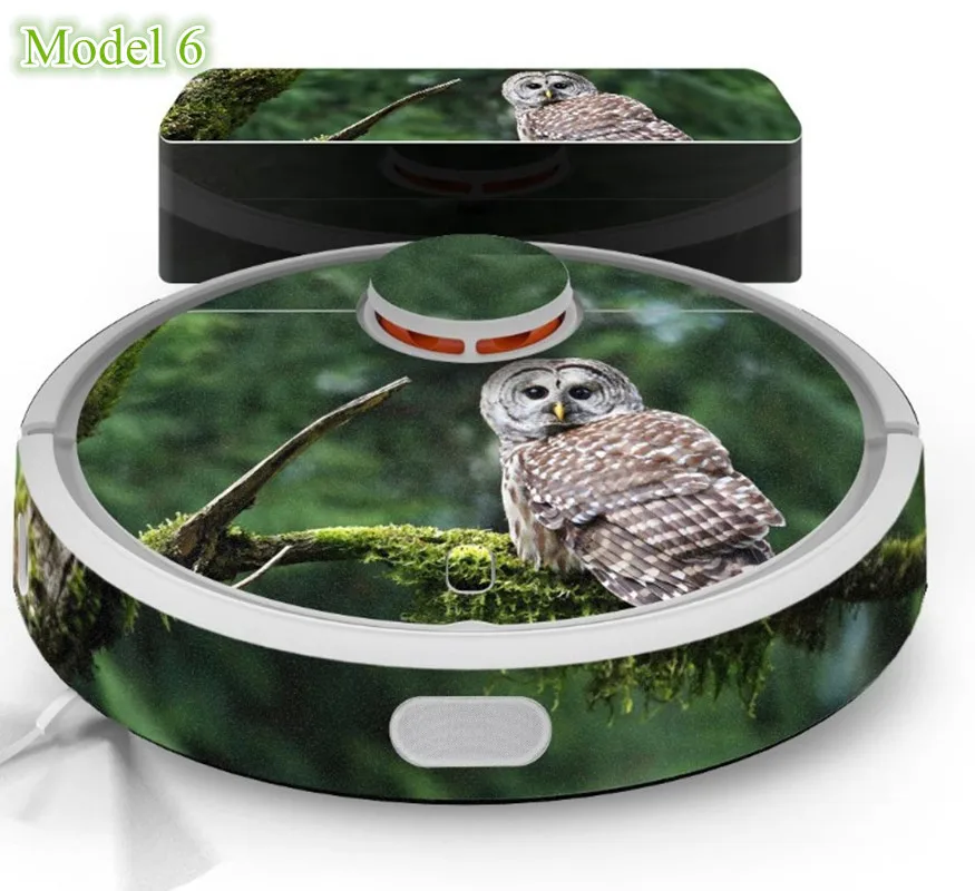 Owl Style Sticker film for SDJQR01RR SKV4022GL XIAOMI MI Robot Vacuum Cleaner Beautifying Protective Film Parts Accessories