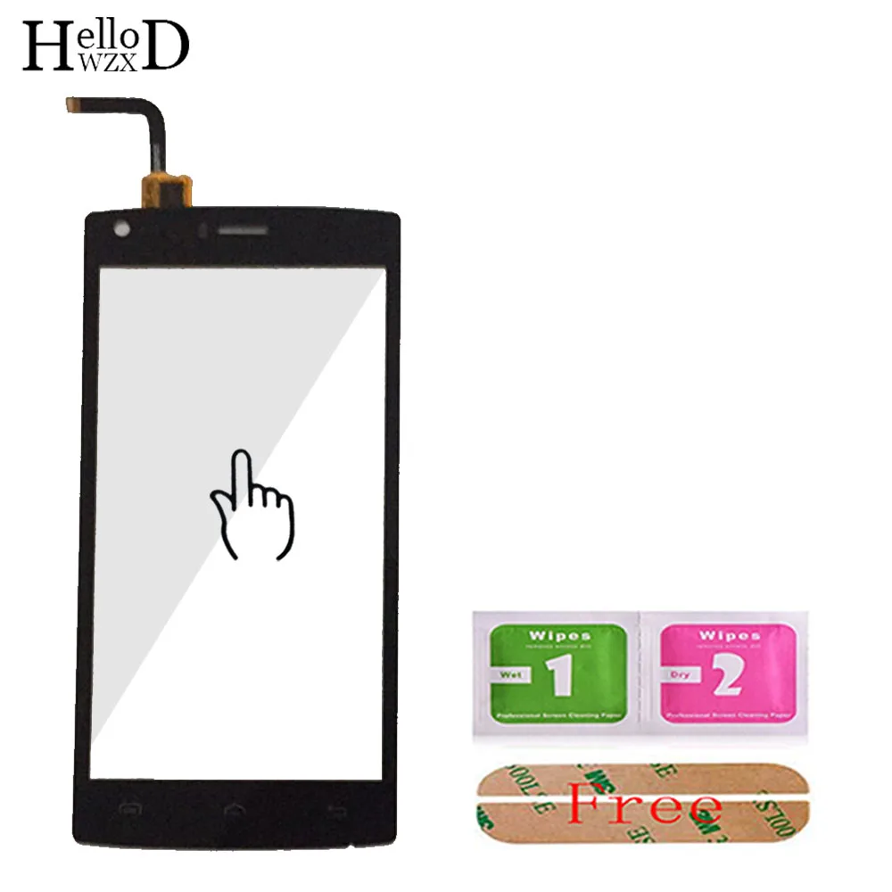 5.0inch For Doogee X5 Max \ X5 Max Pro Digitizer Panel Touch Screen Glass Touchscreen Front Glass Lens Sensor Adhesive Gift