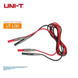 UNI-T UT-L06 Multimeters Accessoires Testen Lead Multi-Schakelaar Bedrading 1000V 10A 1200Mm Dubbele Isolatie Met Veilige Afscherming