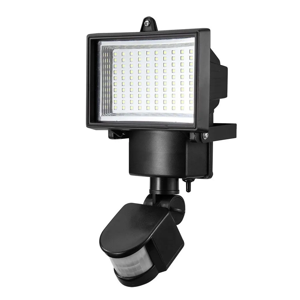 

High Quality 100 SMD LED Solar Powered Sensor Security Light Motion Outdoor Garden Flood Lamp