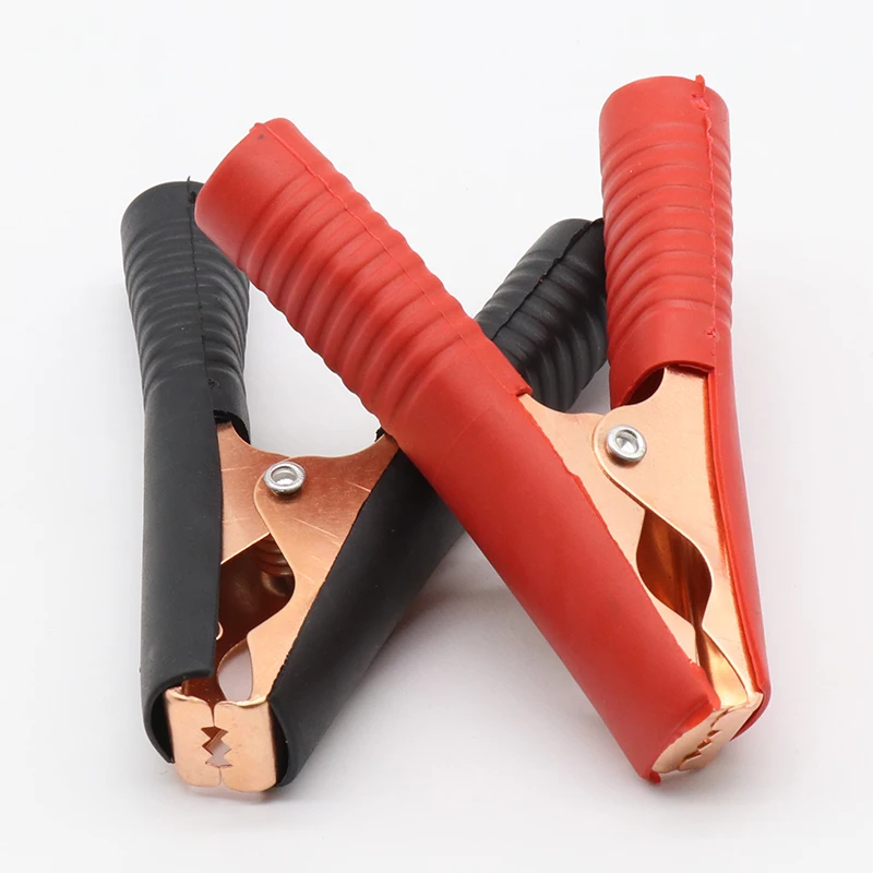 Promotion! Car Alligator Clips Battery Clamps Crocodile Clip 100A Red+Black