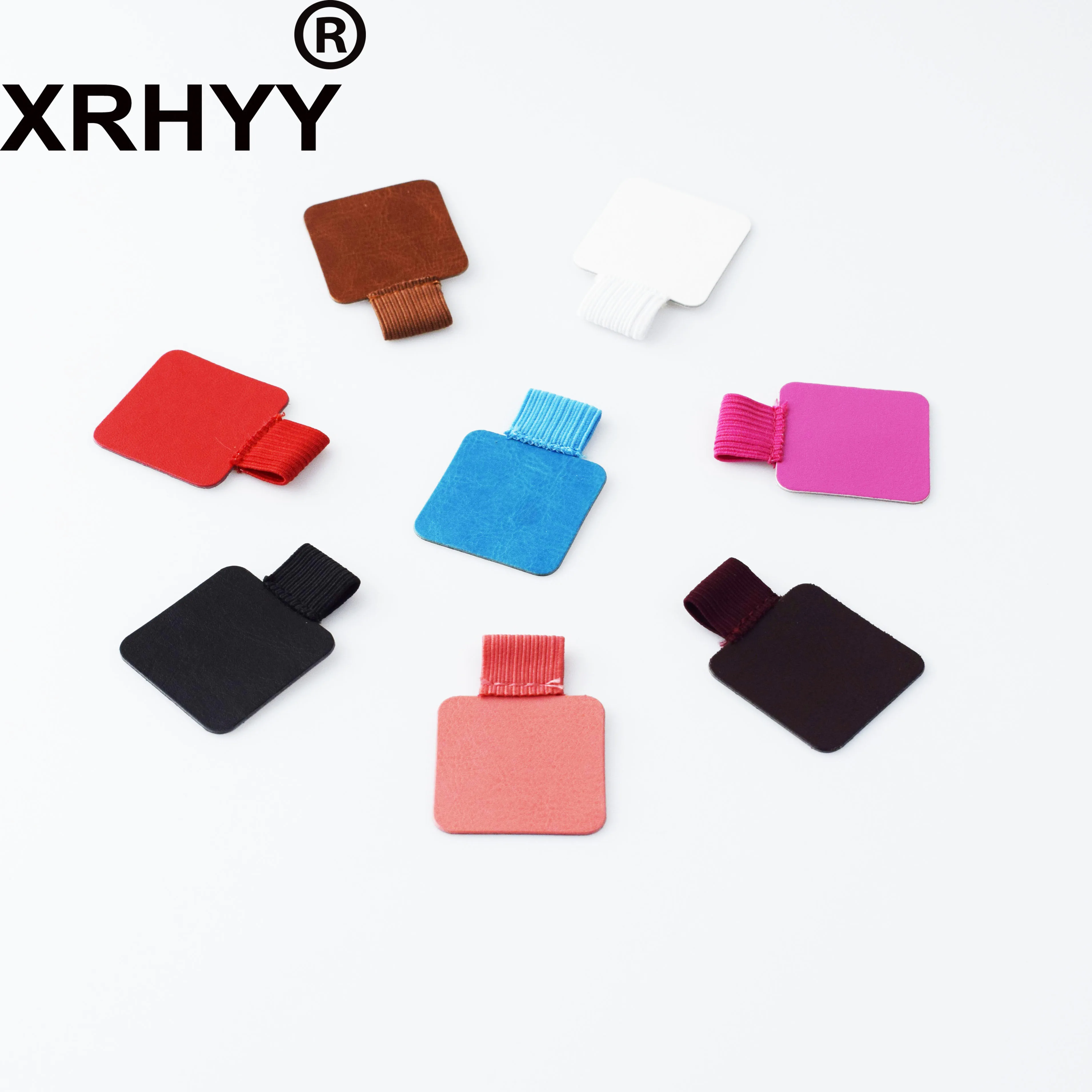 XRHYY 6 Pcs Traveler's Notebook Pen Holder Pen Loop Adhesive with Elastic Band For Tablet, Journals Clipboards Ramdon Colors