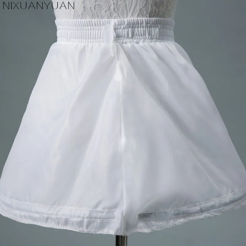 NIXUANYUAN ราคาถูก Lolita สีขาวเด็ก Petticoats สำหรับดอกไม้ชุดเดรสเด็กผู้หญิง2023 One Hoop Elastic เด็กกระโปรง Crinoline