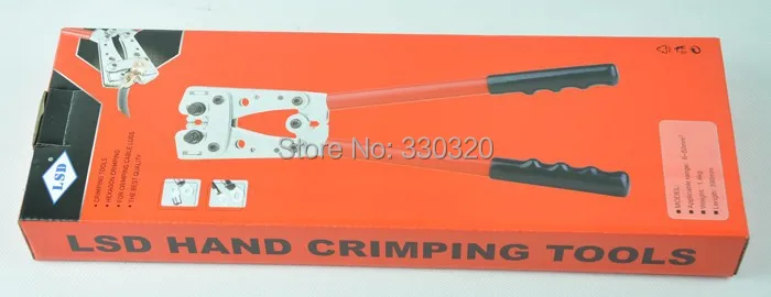 6-50mm2 Copper Tube Terminal Crimping tools and pliers for cable lugs,heavy duty cable lug crimping tools LX-50B