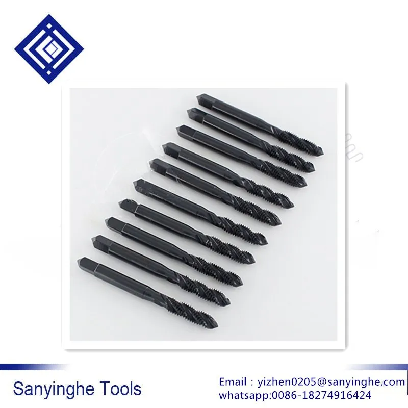 10pcs/lots M3-M12 Containing cobalt HSS -E spiral thread tap special stainless steel wire tapping