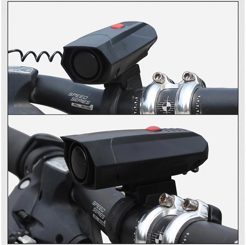 Bicycle Bell Cycling Horns Electronic Bike Bicycle Handlebar Ring Bell Horn Strong Loud Air Alarm Bell Sound Bike Horn Safety