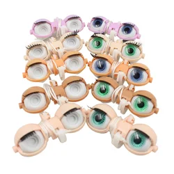 Blyth doll gözler aksesuarları göz cips fabrika çıplak blyth doll beyaz normal koyu mor cilt gözler bebekler için DIY bebek