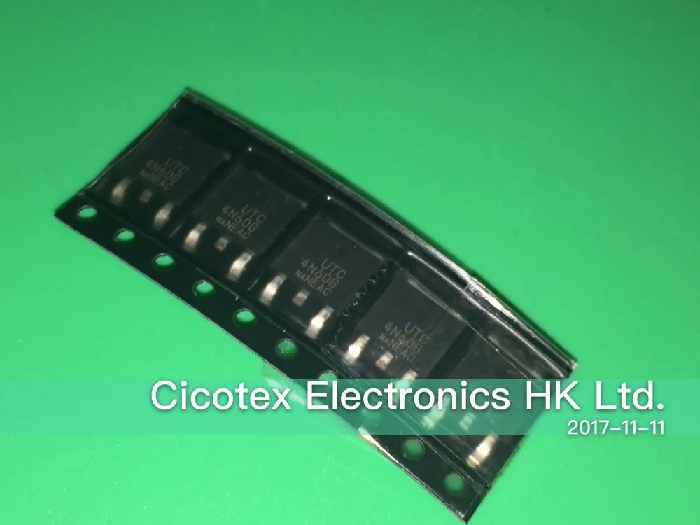 5pcs/lot UTC4N60G TO252 UTC-4N60G 4N60L-TN3-R 4N60L-TN3-T 4A 600V N-CHANNEL POWER MOSFET ENHANCEMENT MODE MOSFET 4N60L