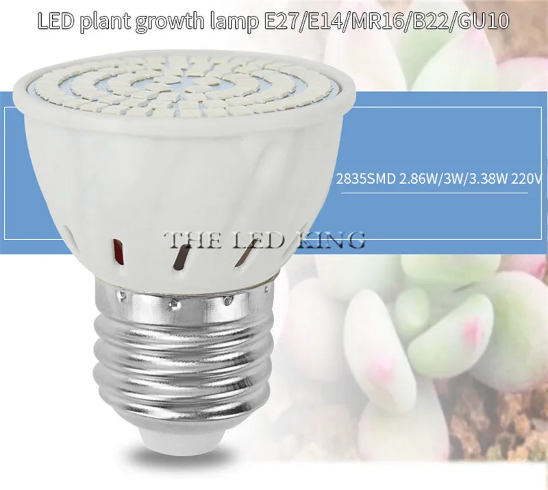 

E27 Phyto Lamp LED Grow Light Full Specturm LED Hydroponics Light Fitolampy For Vegetable Seedlings Greenhouse Plant Lighting