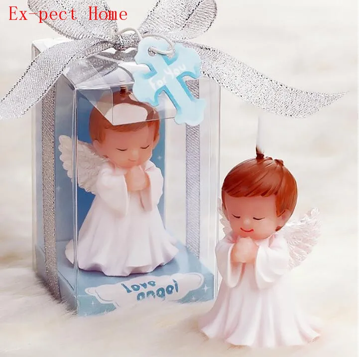 

200pcs Wedding Favors and Gifts for guests Baby shower Birthday Party Angel Candles for cake Souvenirs decorations Supplies