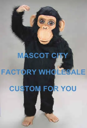 

Forest Animal Theme Costume Mascot Chimp Mascot Costume Adult Size Halloween Mascotte Outfit Fit Suit Fancy Dress SW955