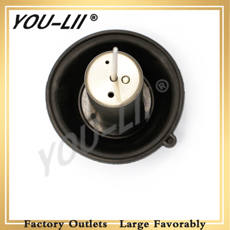 YOULII Free Shipping 22mm Vacuum Diaphragm Plunger Assembly 4-Stroke Motorcycle Carburetor Gy6 125 ~ 150cc Pd24j Qmi152 / 157 En