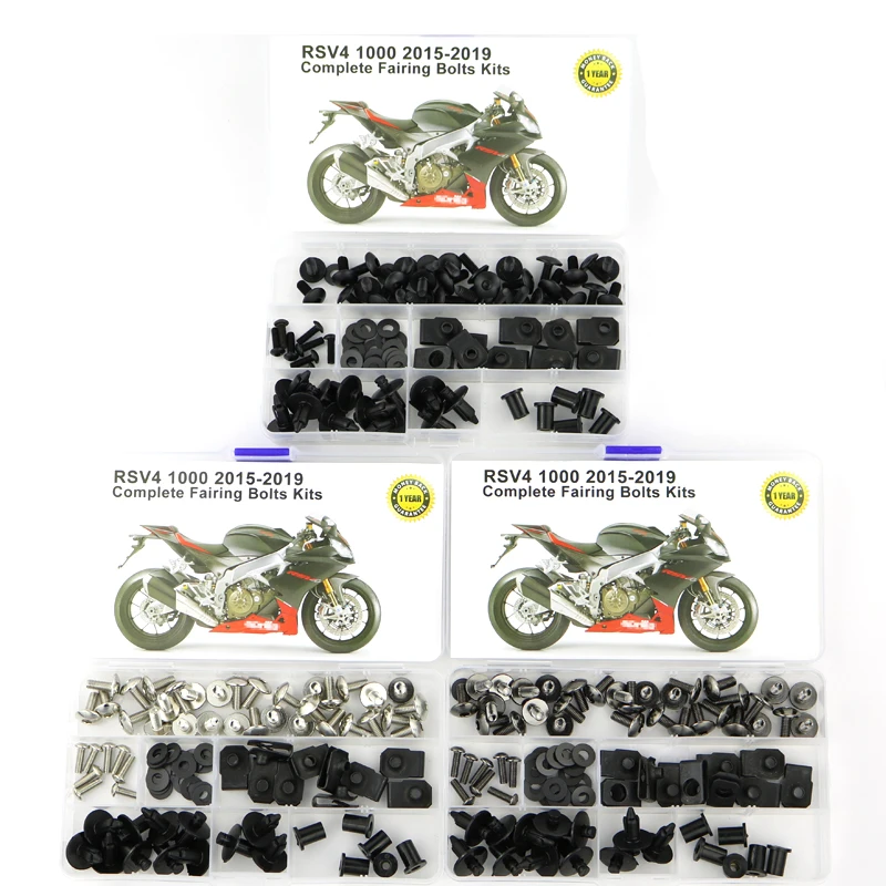 

Fit For Aprilia RSV4 2015 2016 2017 2018 Motorcycle Complete Full Fairing Bolts Kit Bodywork Screw Speed Nut Fairing Clips Kit