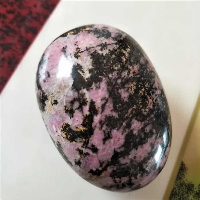 large size top quality high polished  red pink tourmaline palm stone free form stone red tourmaline for crystal healing  250g