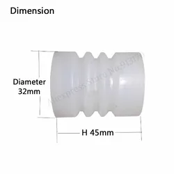 Sostituzioni morbide della macchina del gelato degli accessori dei pezzi di ricambio del tubo di tenuta elastico del tubo dell'anello di tenuta del Silicone 2 pcs