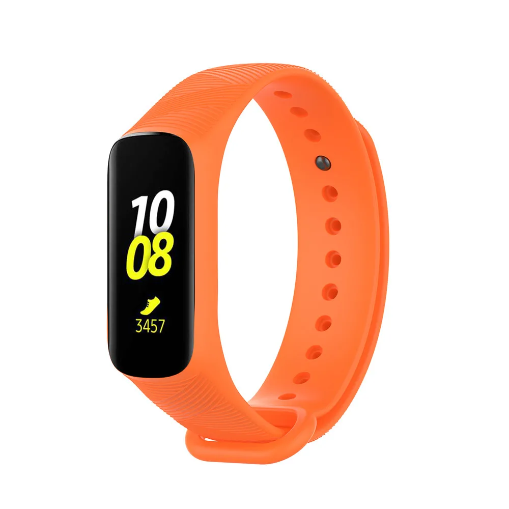 Sport Silicone Strap For Samsung Galaxy fit-e SM-R375 Smart Band Watchband Adjustable Replacement Wristband Rubber Bracelet Belt