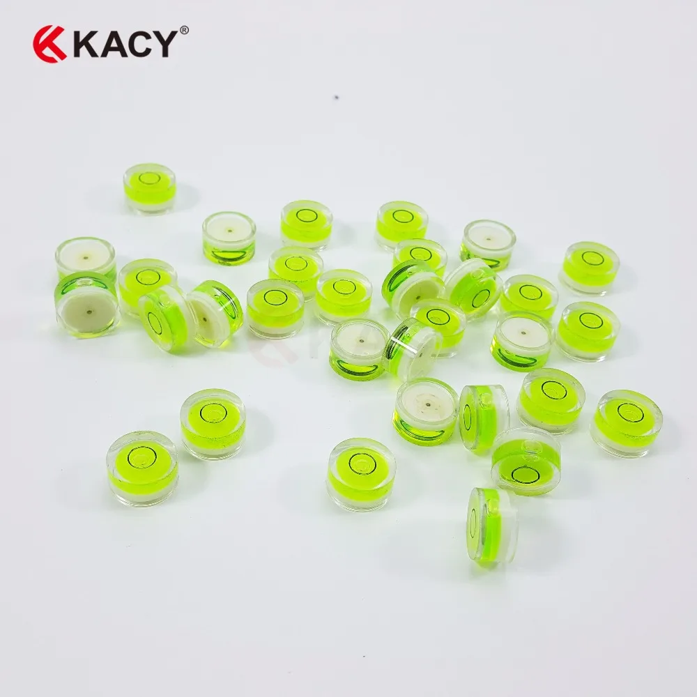 Kacy 12.5 × 8.5ミリメートル10ピース/ロットユニバーサル円形水準器ラウンドバブルレベルミニスピリットレベルバブルブルズアイレベル