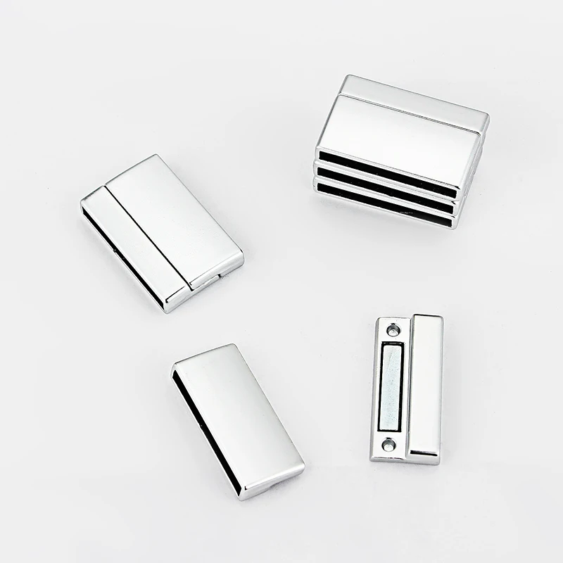 5 zestawów płaskie zapięcie magnetyczne do 30*3mm płaski skórzany sznurek bransoletka tworzenia biżuterii DIY modna biżuteria akcesoria
