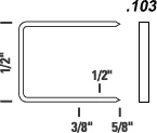 Staples SB103020  5/8 for carton closing