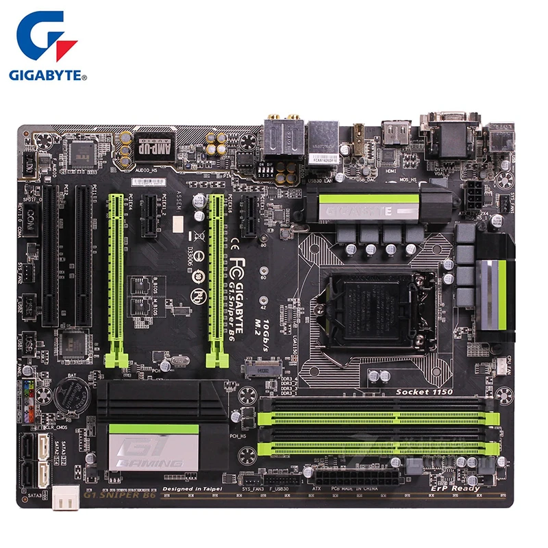 

Gigabyte GA-G1.Sniper B6 Motherboard For Intel B85 DDR3 32GB G1 Sniper B6 Desktop Mainboard Systemboard Used Integrated Graphics