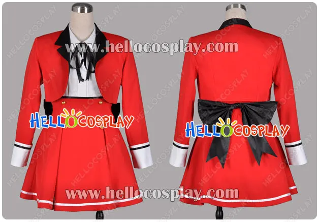 Mayoi Neko Overrun Cosplay School Girl Uniform Fumino Serizawa Costume H008