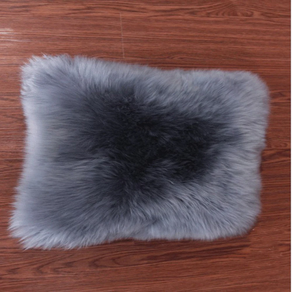 Super Faux Sheepskin Cushion Cover Home Decor Artificial Sheepskin Pillow Cover Decorative Pillows Almofada Funda Cojin